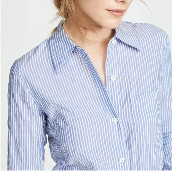 Theory Slim Buttondown Sz S EUC - Picture 3 of 6